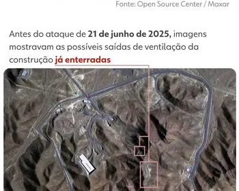 Satélites indicam que EUA miraram bombas em dutos