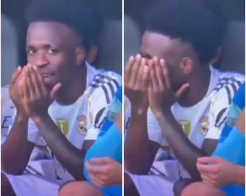 Torcedores do Real se revoltam com suposta risada de Vini Jr. durante goleada