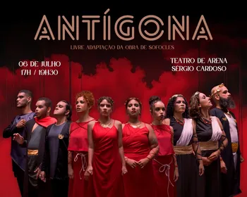 Tragédia grega é adaptada em espetáculo que acontece em julho no Teatro de Arena