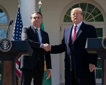 Trump defende Bolsonaro, mas diz que não é seu amigo: “Conheço”