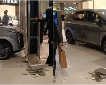 Veículo de R$ 175 mil
Criança bate carro elétrico que estava exposto em shopping