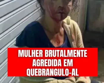 Vídeo: mulher é agredida com chute e cai desacordada no meio da rua em Quebrangulo