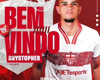 Volante Crystopher é o mais novo reforço do CRB para a temporada