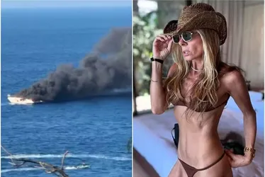 
				Adriane Galisteu mostra lancha pegando fogo durante viagem
			
			
