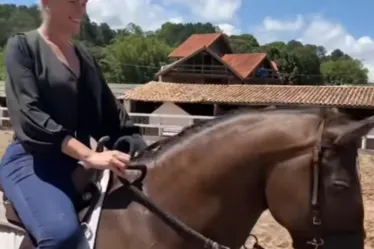 
			
				Banco tenta penhorar cavalo que Ana Hickmann ganhou de Edu Guedes
			
			