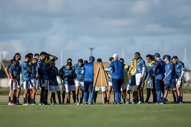 
				CSA encerra preparação para confronto contra o Guarani
			
			