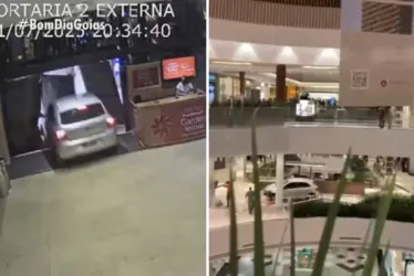 
				Carro invade shopping e circula pelos corredores de lojas
			
			