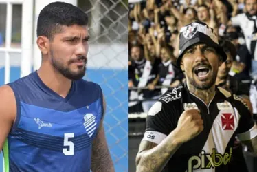 
				Coração de Yuri Lara se divide entre amor ao Vasco e carinho pelo CSA: "Vou ficar em cima do muro"
			
			