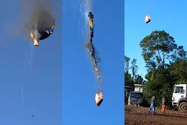 
			
				Extintor de incêndio do balão que caiu em SC teria falhado, diz piloto
			
			