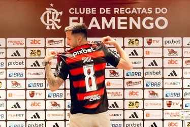 
				Flamengo apresenta Saúl como reforço para a temporada; confira!
			
			