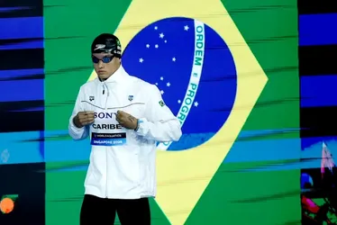 
				Guilherme Caribé fica em 8º nos 50 m borboleta do Mundial de natação
			
			