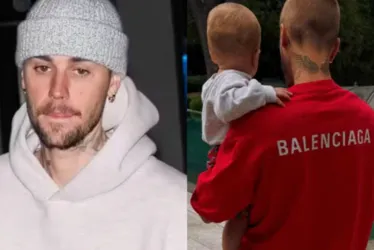 
			
				Justin Bieber posta foto rara com o filho e fãs brincam
			
			