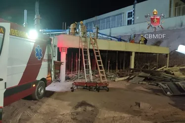 
				Operário fica ferido após ser atingido por bloco de concreto em obra
			
			