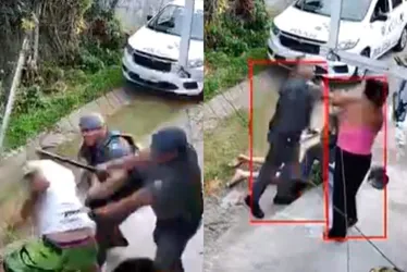 
				PMs espancam casal na frente de casa após pedido de socorro
			
			