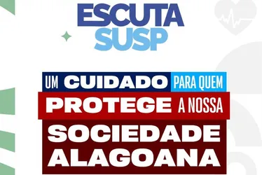 
				Programa Escuta Susp oferece apoio psicológico e psiquiátrico a policiais penais de Alagoas
			
			