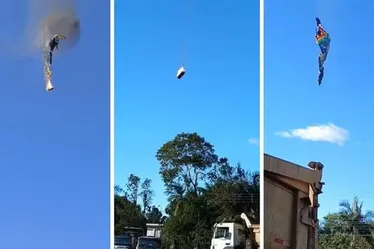 
			
				Oito pessoas morrem em queda de balão que pegou fogo em Praia Grande (SC)
			
			