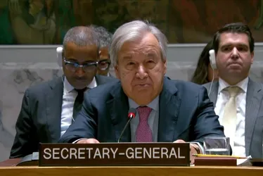 
			
				Secretário-geral da ONU diz que bombardeio é virada perigosa
			
			