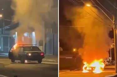 
			
				VÍDEO: carro começa a pegar fogo em movimento no interior
			
			