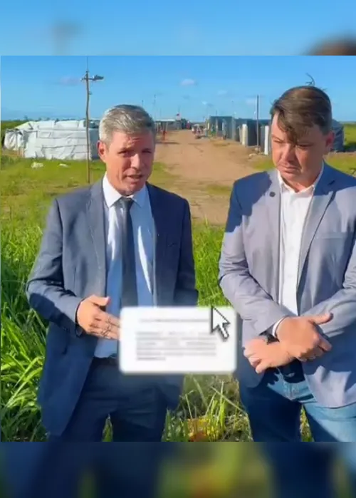 
				'Aqui tem lei', diz Cabo Bebeto ao registrar BO contra líder de invasão de fazenda produtiva
			
			