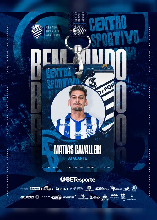 
			
				CSA contrata o atacante chileno Matías Cavalleri, que estava no Paysandu
			
			