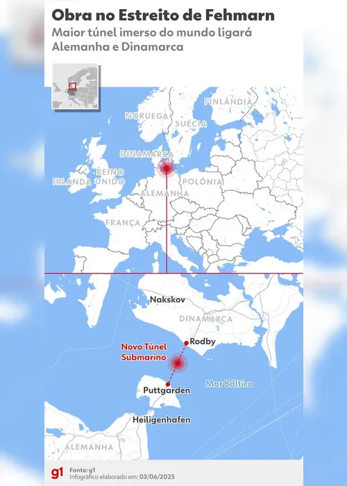 
			
				Conheça o túnel gigante da Europa que vai unir dois países e mudar viagens
			
			