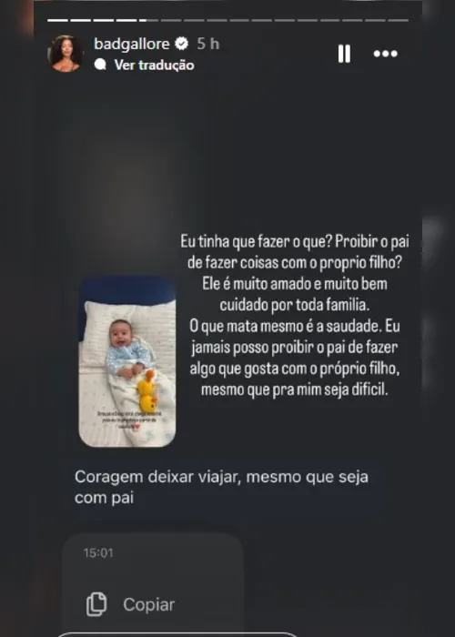 
				Lorena Maria rebate crítica após filho viajar para Maceió com MC Daniell
			
			