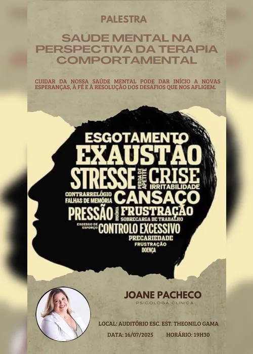 
				Palestra no Jacintinho aborda saúde mental e terapia comportamental
			
			