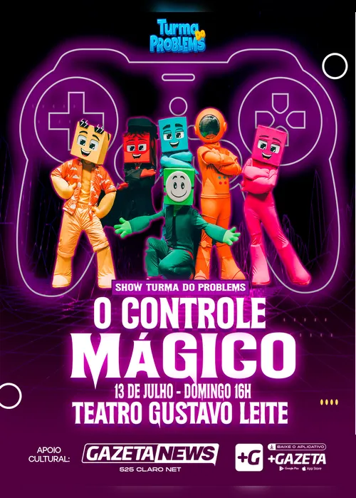 
				Turma dos Problems chega a Maceió com show inédito no Teatro Gustavo Leite
			
			