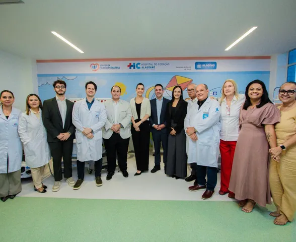 AL inaugura serviço de cardiopediatria e cirurgia cardíaca infantil em hospital de Maceió