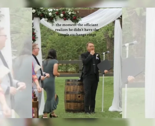 Celebrante se apavora ao esquecer detalhe crucial no altar