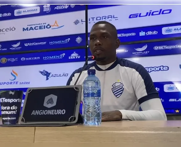 Igor Bahia, sobre jogo contra o Caxias: 'Temos que ser o CSA que tem sido dentro de casa'