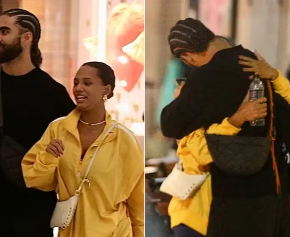 Jéssica Ellen beija Vitor Sampaio, em shopping do Rio