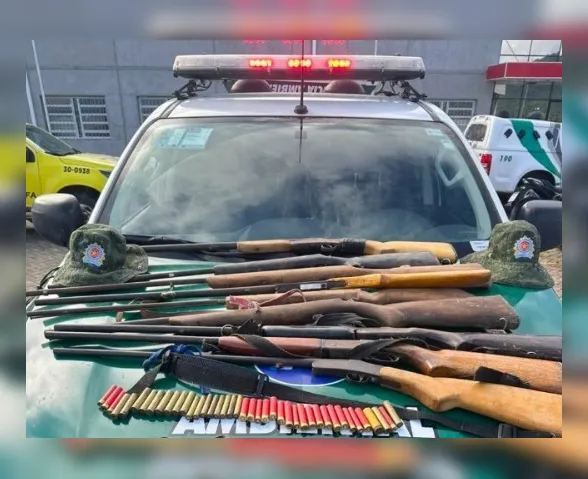 PM apreende 54 kg de drogas e 46 armas na primeira semana de junho