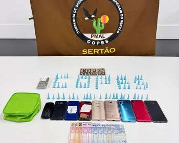 Mulheres suspeitas de tráfico de drogas são presas em operações da PM