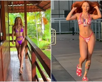 Ruivinha de Marte impressiona com antes e depois após academia