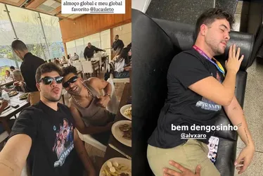 
				Influencer alagoano e Lucas Leto, do Dança dos Famosos, se beijam em quiosque no Rio
			
			