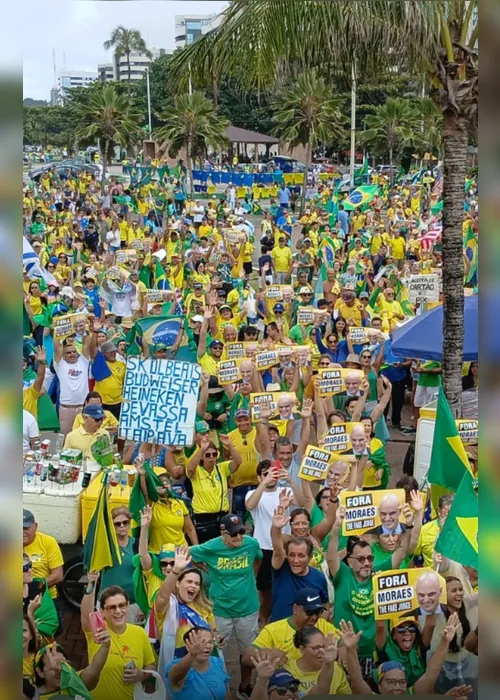 
				Oração, protesto e anistia: manifestação pró-Bolsonaro reúne multidão em Maceió

			