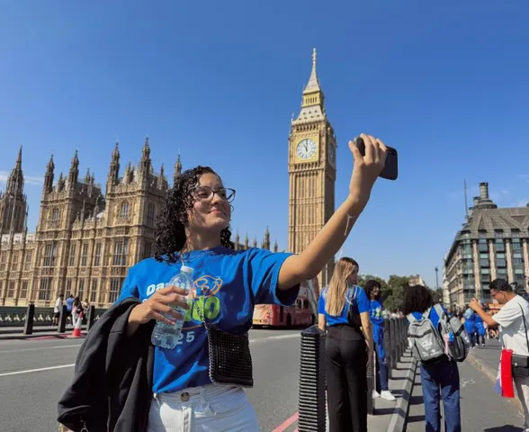 Estudantes do “Daqui pra o Mundo” exploram Londres antes de iniciar imersão cultural no Reino Unido