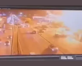 Câmera de segurança registra momento de explosão na zona leste de SP. Veja