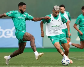 Com baixas, Palmeiras finaliza preparação para clássico contra o Santos; veja provável escalação