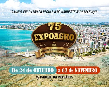 Expoagro Alagoas 2025: Sábado (25) tem leilão Irmãos Barros Correia e Prova de Marcha entre os destaques do segundo dia