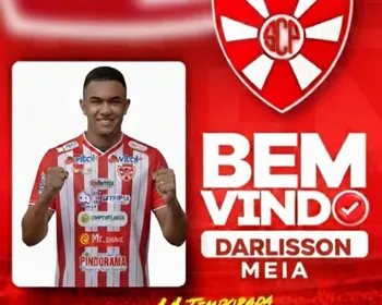 Formado na base do CRB, meia Darlisson retorna para quarta passagem no Penedense