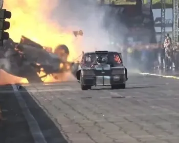 Vídeo: piloto paranaense sofre grave acidente durante prova no RS