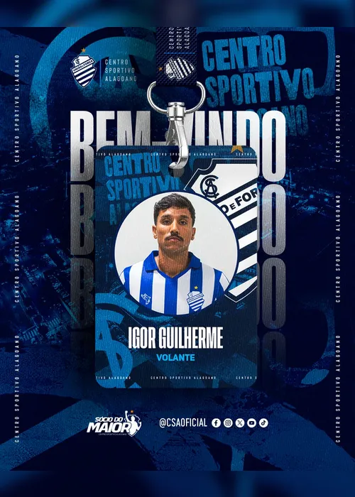 
				CSA anuncia volante Igor Guilherme para reforçar elenco em 2026
			
			
