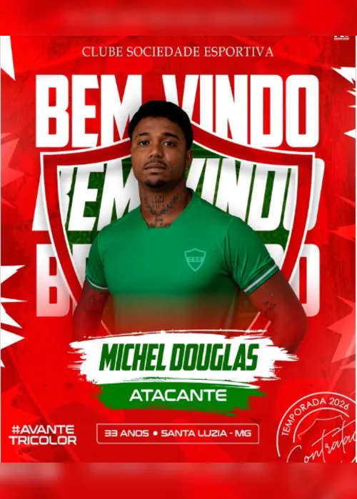 
				CSE anuncia atacante Michel Douglas, ex-CSA e destaque da Série C 2017
			
			