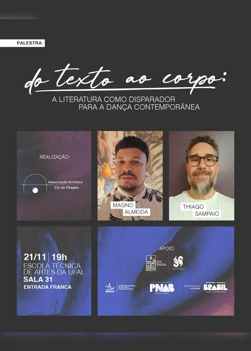 
				Entre poesia e corpo: Cia do Chapéu lança “Pelos Poros e Pequenos Apelos”
			
			