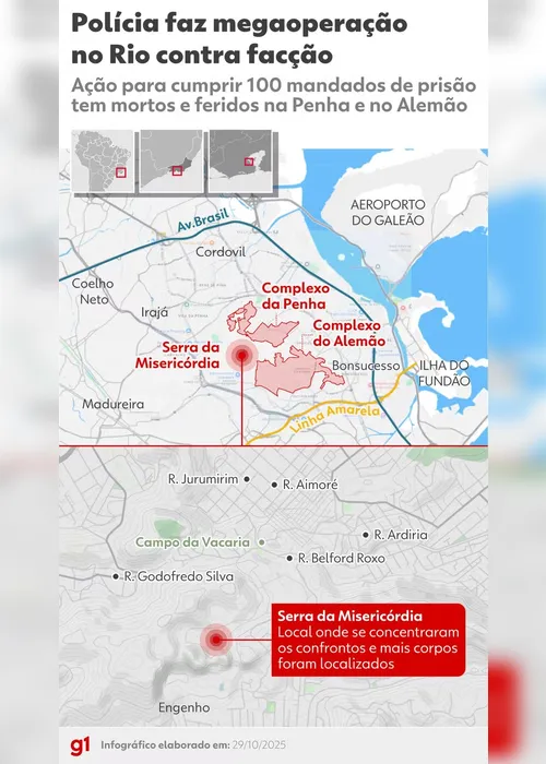 
				Mais de 50 corpos são levados à Praça na Penha, um dia após operação
			
			