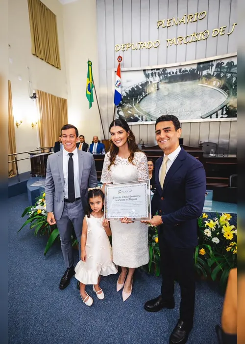 
				Primeira-dama de Maceió é agraciada com o título de Cidadã Honorária de Alagoas
			
			