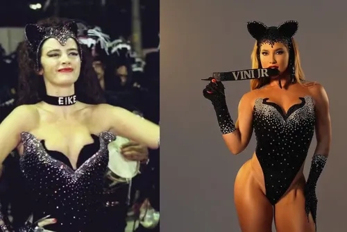 
				Virginia recria look icônico de Luma de Oliveira com toque apaixonado por Vini Jr no Carnaval 2026
			
			
