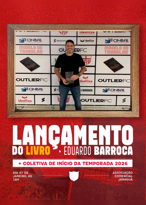 
				Eduardo Barroca lança livro 'Modelo de Trabalho' em Maceió
			
			